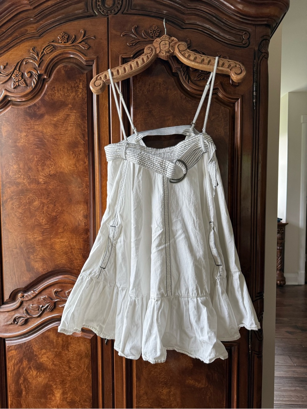 Free People baby doll dress color white size small - Picture 2 of 2